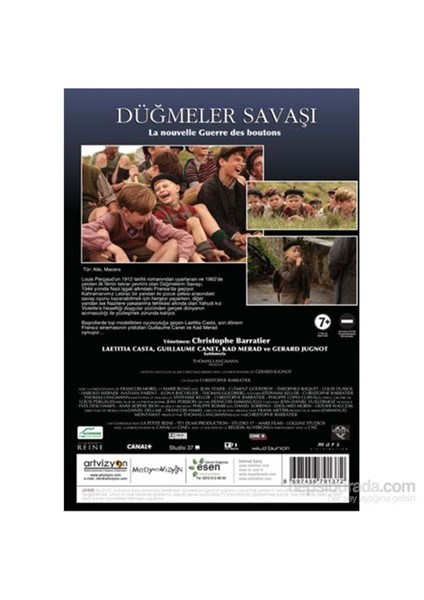 La Nouvelle Guerre Des Boutons (Düğmeler Savaşı) (DVD) fiyatları