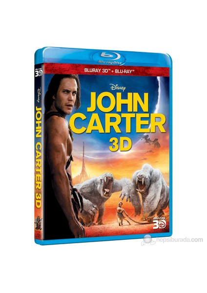 John Carter İki Dünya Arasında (3D Blu-Ray Disc + Blu-Ray Disc)