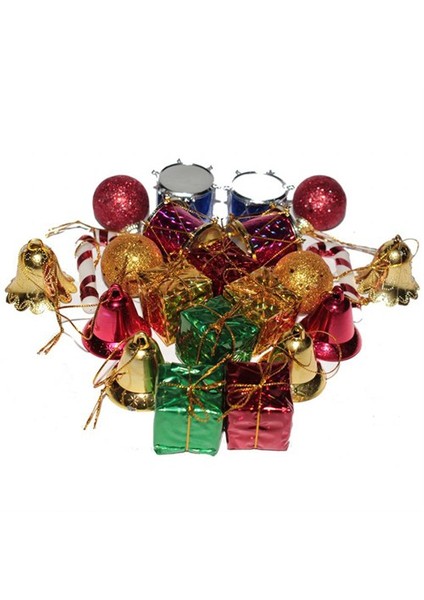 23 Parça Karışık Yılbaşı Süs Seti