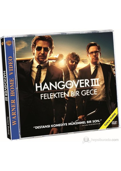 Hangover 3: Felekten Bir Gece 3 (Hangover 3) (VCD)