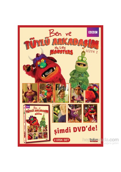 Me & My Monsters - Season 2 (Ben ve Tüylü Arkadaşim – Sezon 2) (DVD) (2 DİSK)