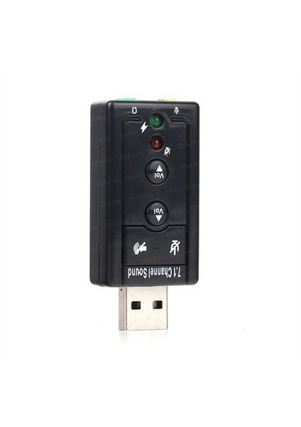 Usb2.0 7.1 Stereo Ses Efektli Ses Kartı (Windows Ve Mac Destekli)(DK-AC-USC71)