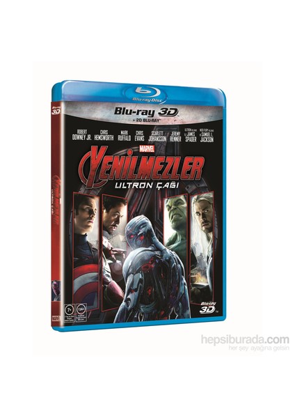 Avengers: Age Of Ultron (Yenilmezler: Ultron Çağı) (3D Blu-Ray Disc + 2D Blu-Ray Disc)