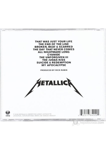 Metallica - Death Magnetic (CD) fiyatları