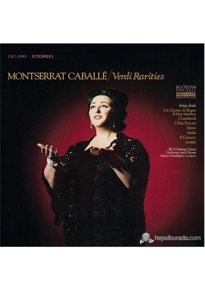 Montserrat Caballe - Verdi Rarities