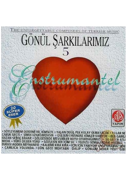 Gönül Şarkılarımız 5 (enstürmental) (cd)