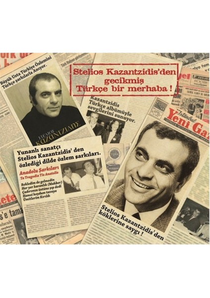 Stelios Kazantzidis - Anadolu Şarkıları (CD)