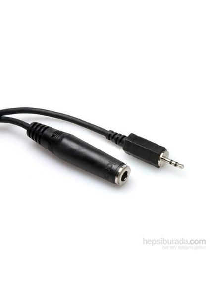 1/4" Trs (F) - 3.5 Mm. Trs (M) Kulaklık Adaptörü, 7.5 Mt.