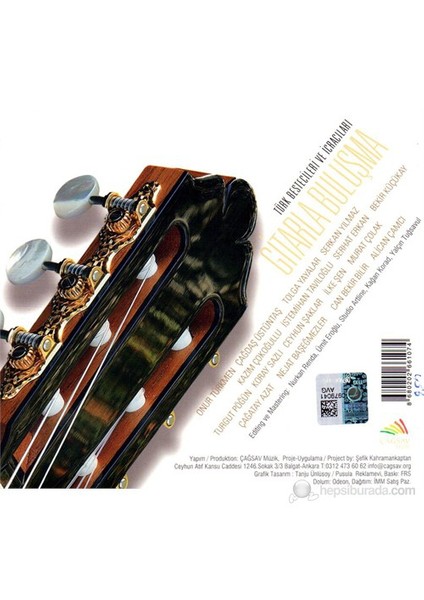 Türk Bestecileri Ve İcracıları - Gitarla Buluşma (2 Cd)