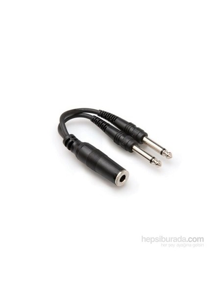 1/4'' Ts (F) <-> Dual 1/4'' Ts (M) Y-Kablo