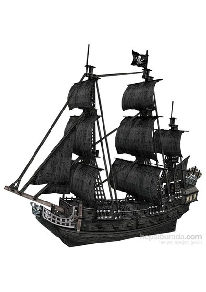 Cubic Fun 3D 308 Parça Puzzle The Queen Anne's Revenge