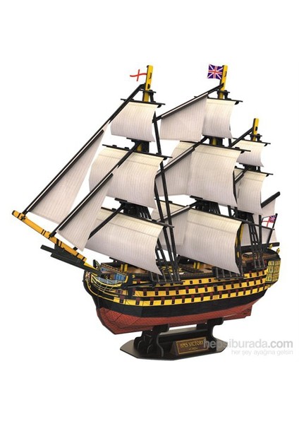 Cubic Fun 3D 189 Parça Puzzle Hms Victory