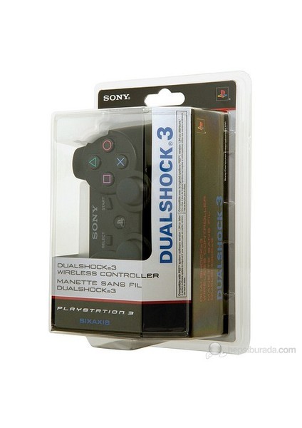 Playstation 3 Titreşimli Kablosuz Kumanda/Kol (Joystick) Siyah (İthalatçı Garantili)