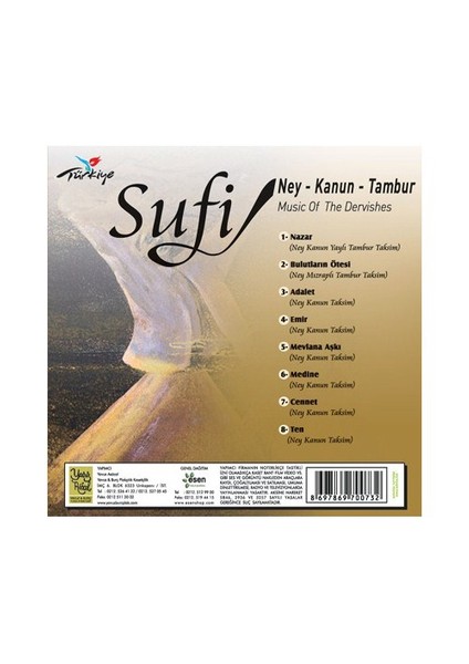Sufi - Ney - Kanun - Tanbur (CD) fiyatları