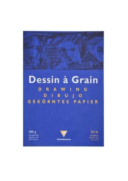 Dessin A Grain İnce Dokulu Çizim Bloğu 30 Yaprak 180 Gr. A3