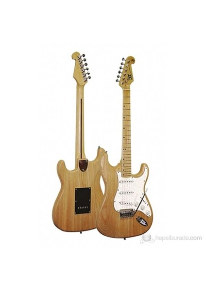 Stratocaster Elektro Gitar (Vintage Naturel)