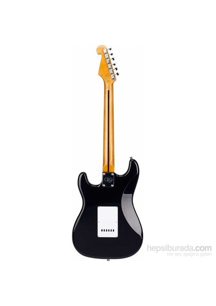 SST57 BK Stratocaster Elektro Gitar (Black)