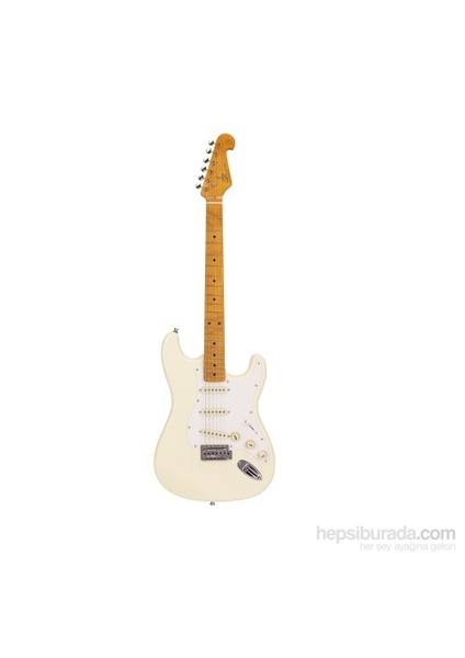 SST57 VWH Stratocaster Elektro Gitar