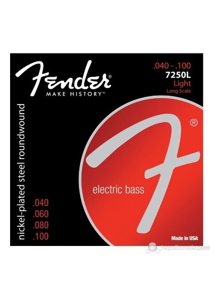 Super 7250 Bass Strings, Nickel Plated Stee