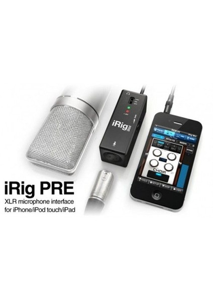 Ik Multimedia İrig Pre Mikrofon Arabirim / Preamp (İos & Android)