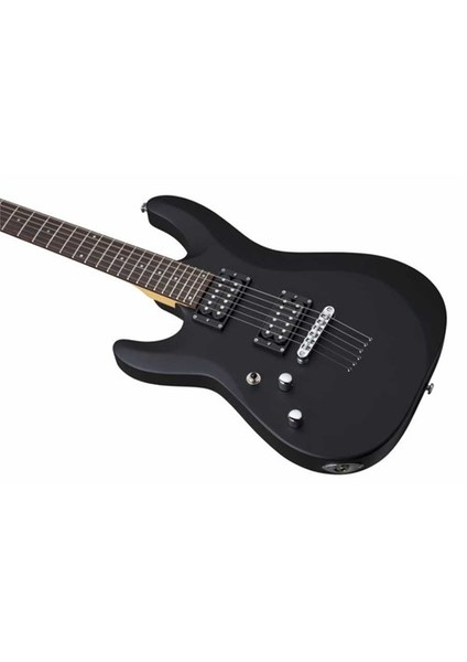 C-6 Deluxe Solak Elektro Gitar (Satin Black)