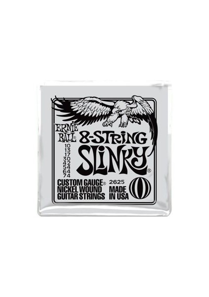 P02625 Slinky Electric Nickel Wound 8 Telli 0.10 - 0.74 Elektro Gitar Teli