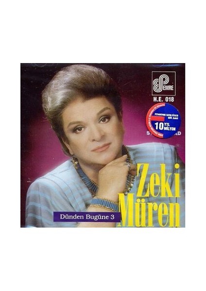 Zeki Müren - Dünden Bugüne 3 (CD)