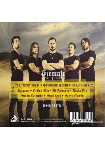 Sırmalı - Gençlik Rüyası (CD)