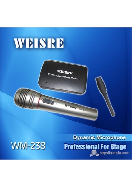 Wm-238 Kablosuz Mikrofon