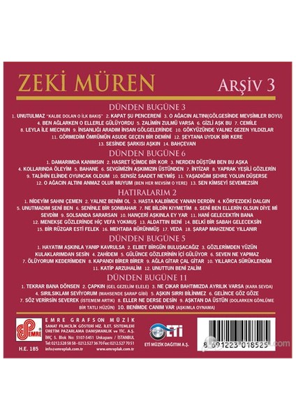 Zeki Müren - Arşiv 3 (5CD Box)