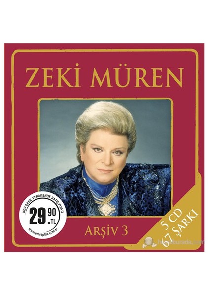 Zeki Müren - Arşiv 3 (5CD Box)