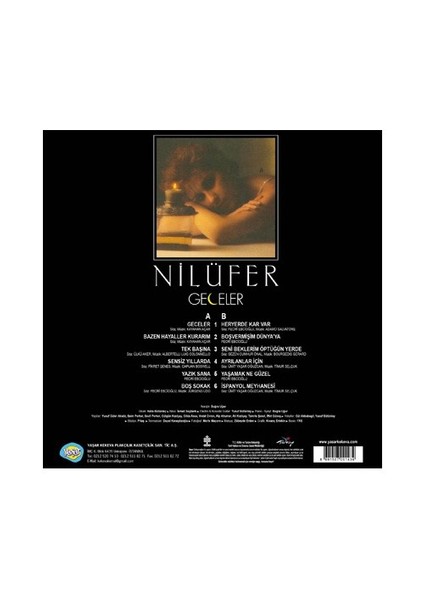 Nilüfer - Geceler (Plak)