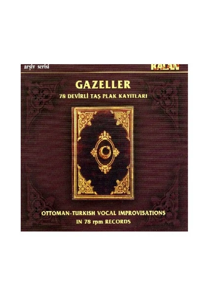 Gazeller 1 - 78 Devirli Taş Plak Kayıtları (CD+KİTAP)