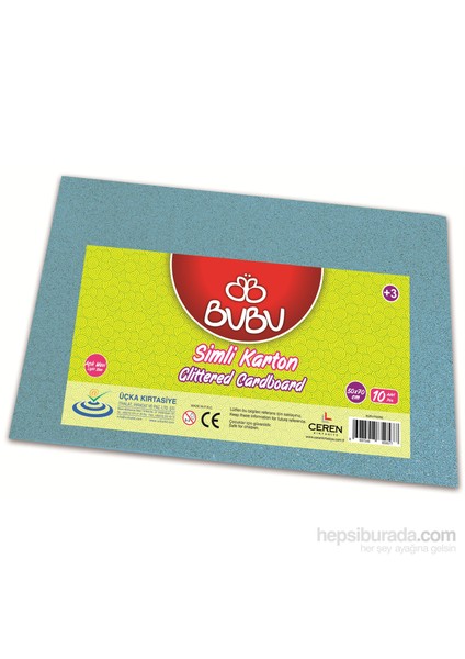 Simli Karton Açık Mavi 50X70 -Fk0008