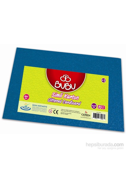 Simli Karton Mavi 50X70 -Fk0009
