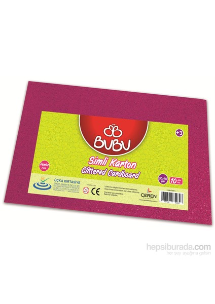 Simli Karton Pembe 50X70 -Fk0011