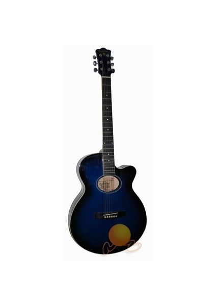 Gitar Akustik Extreme Blueburst XA35BLS (kılıf + Pena +tel Hediyeli)