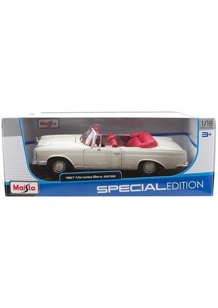 Maisto 1:18 1967 Mercedes-Benz 280 Se Model Araba