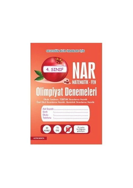 4. Sınıf Nar Olimpiyat Denemeleri Matematik - Fen