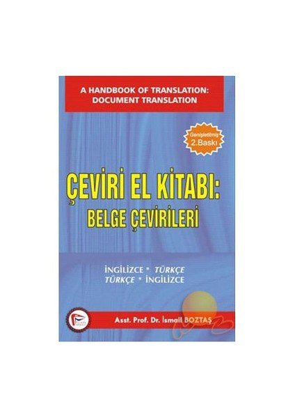 Çeviri El Kitabı: Belge Çevirileri