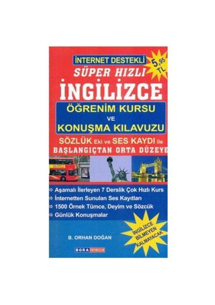İnternet Destekli Süper Hızlı İngilizce Öğrenim Kursu Ve Konuşma Kılavuzu