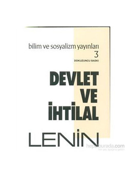 Devlet Ve İhtilal-Vladimir İlyiç Lenin