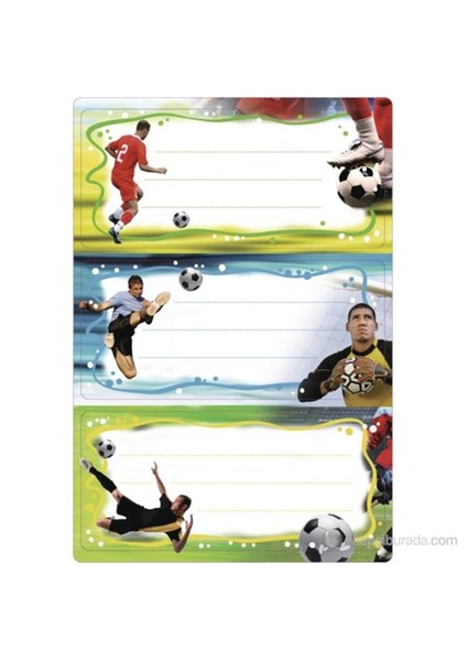 Okul Etiketleri Futbol