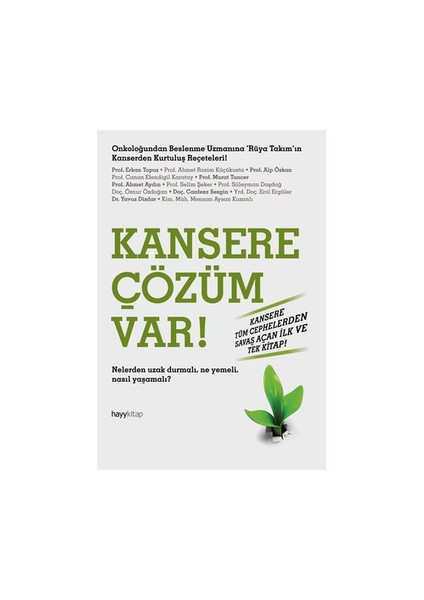 Kansere Çözüm Var!