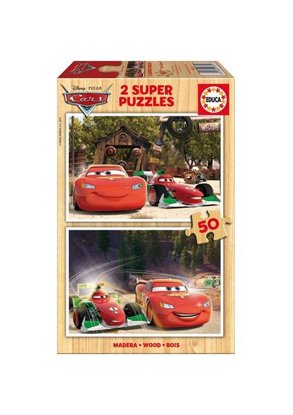 Puzzle Çocuk 2X50 Parça Disney Cars