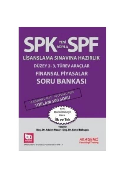 SPK Finansal Piyasalar Deneme Sınavı