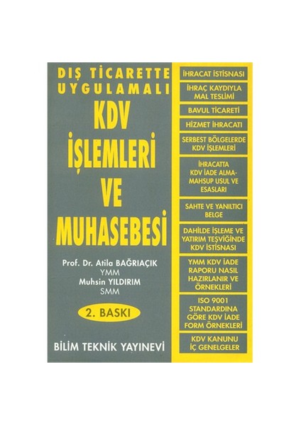 Dış Ticarette Uygulamalı Kdv İşlemleri ve Muhasebesi - Kaşif Onaran