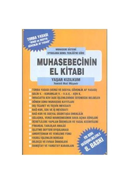 Muhasebecinin El Kitabı - Yaşar Kızılkum