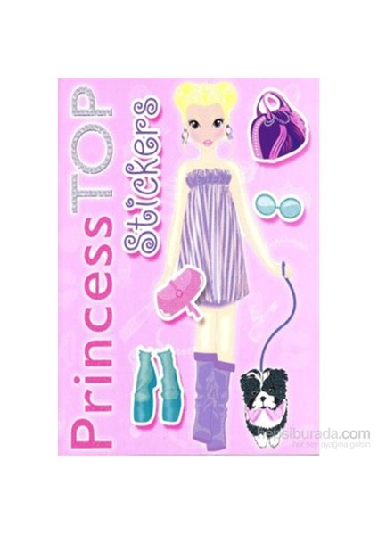 Princess Top Stickers - Pembe-Kolektif