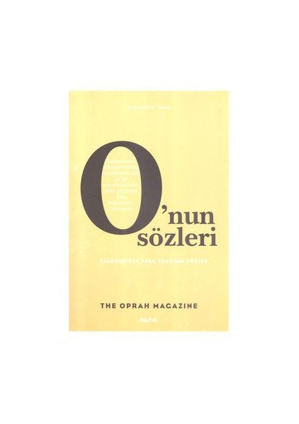 O'nun Sözleri